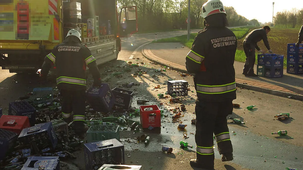 Die Stadtfeuerwehr Oberwart war mit zehn Mann im Einsatz