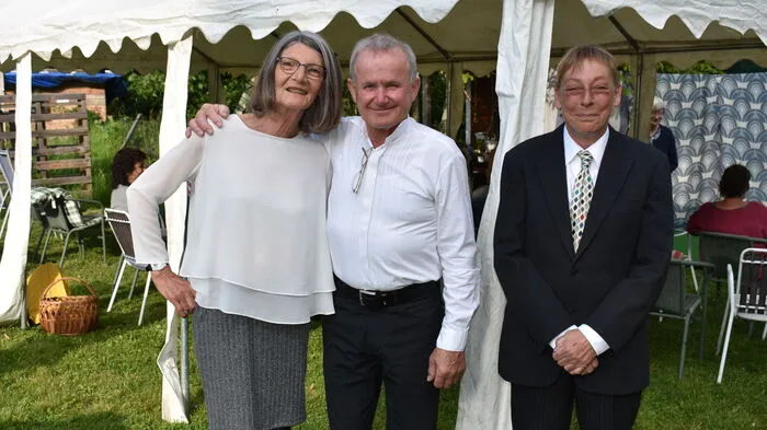Die Hauptakteure: Irmgard Mol, Hans Pucher-Pacher und Elke Harnisch (von links).