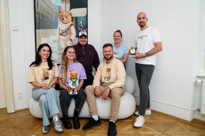 Baron Filou-Teamfoto mit den Gründern Thomas Müller und Georg Schrimpf