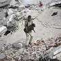 Zerstörte Häuser im Nordosten von Caracas