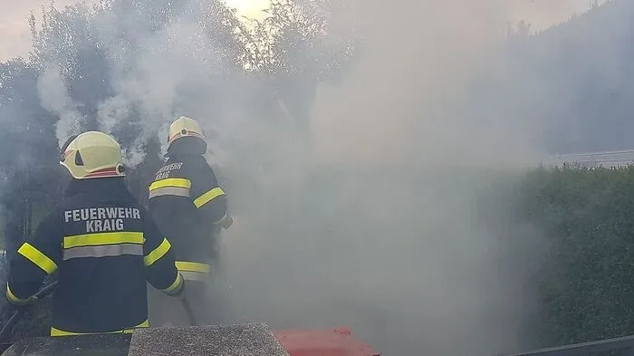 Der Brand konnte rasch gelöscht werden
