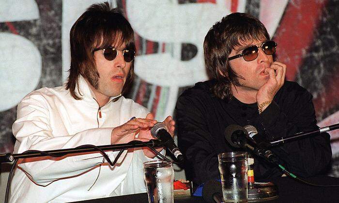 Legendär: Die beiden Gallagher-Brüder im Jahr 1999