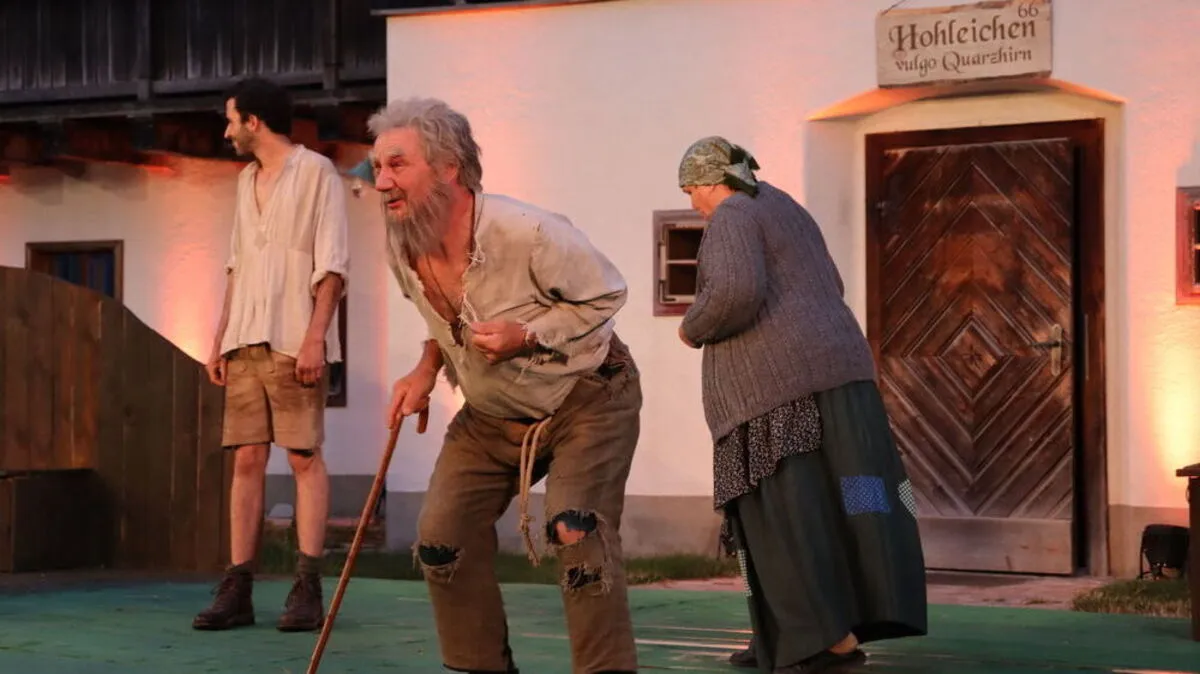 Das Null-Ahnerl in der Freiluftarena.