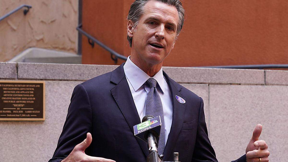 Ist und bleibt Kaliforniens Gouverneur: Gavin Newsom