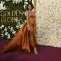 Zendaya arrives at the 82nd Golden Globes on Sunday, Jan. 5, 2025, at the Beverly Hilton in Beverly Hills, Calif. (Photo by Jordan Strauss/Invision/AP)