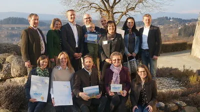 Die ausgezeichneten Unternehmer bei der Verleihung