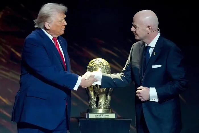 US-Präsident Donald Trump mit FIFA-Boss Gianni Infantino