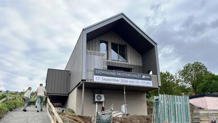 Kürzlich wurde das Musterchalet in Pichla bei Radkersburg eröffnet