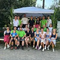 Ein Teil der Mitglieder der Dörfergemeinschaft Bergl–Emmersdorf–Drau