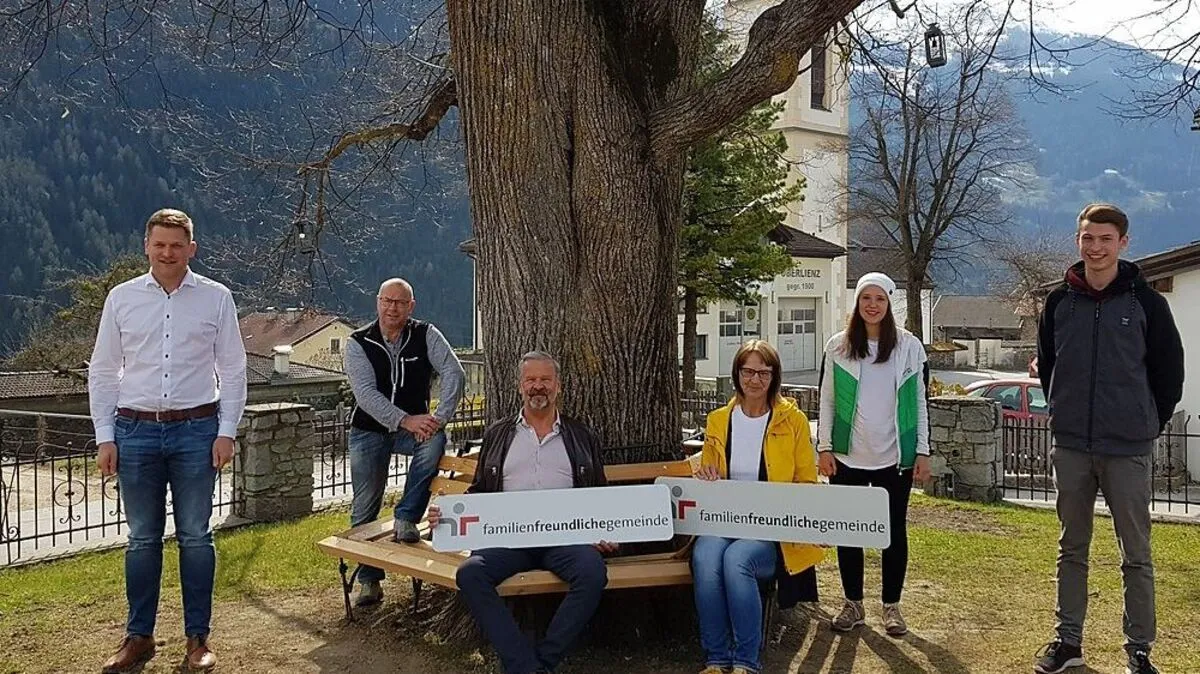 Markus Stotter, Gemeinderat Ernst Zeiner, Martin Huber, Beate Pichlkostner, Julia Pichlkostner, Jakob Mattersberger