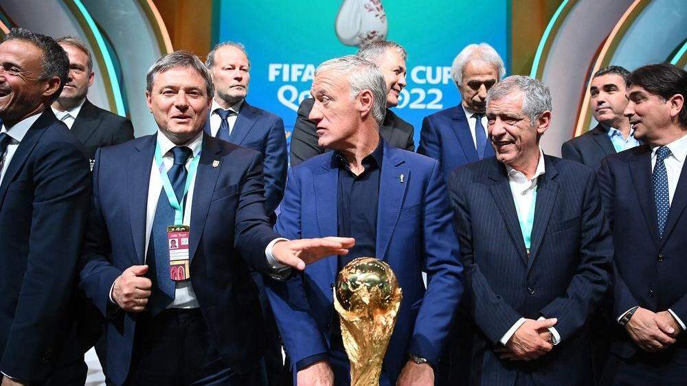 Didier Deschamps will niemanden an &quot;seinen&quot; Pokal lassen. Er gewann 2018 mit Frankreich die WM 