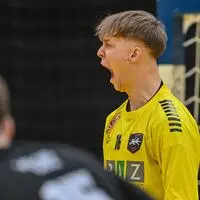 Maximilian Kolouch nützte seine Chance im Tor der HSG Graz