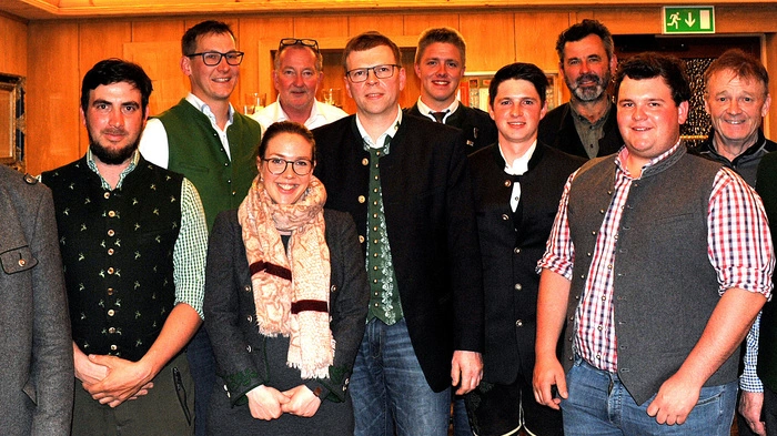 Der neue Vorstand von "Ennstal Lamm" mit vielen jungen Gesichtern