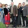 Von links: Patrick Griengl, Desiree Deiser und Margit Glantschnig vom Musikausschuss mit Gauobmann Walter Freigassner, Anna Kienzer (Musikausschuss) und den beiden Gauobmann-Stellvertretern Egon Britzmann und Gerhard Themel