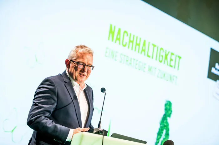 Kleine Zeitung-Geschäftsführer Thomas Spann: "Auch Themen sollten nachhaltig sein. Sie sollten nicht nur in Echtzeit, sondern auch im Rückspiegel Geltung haben."