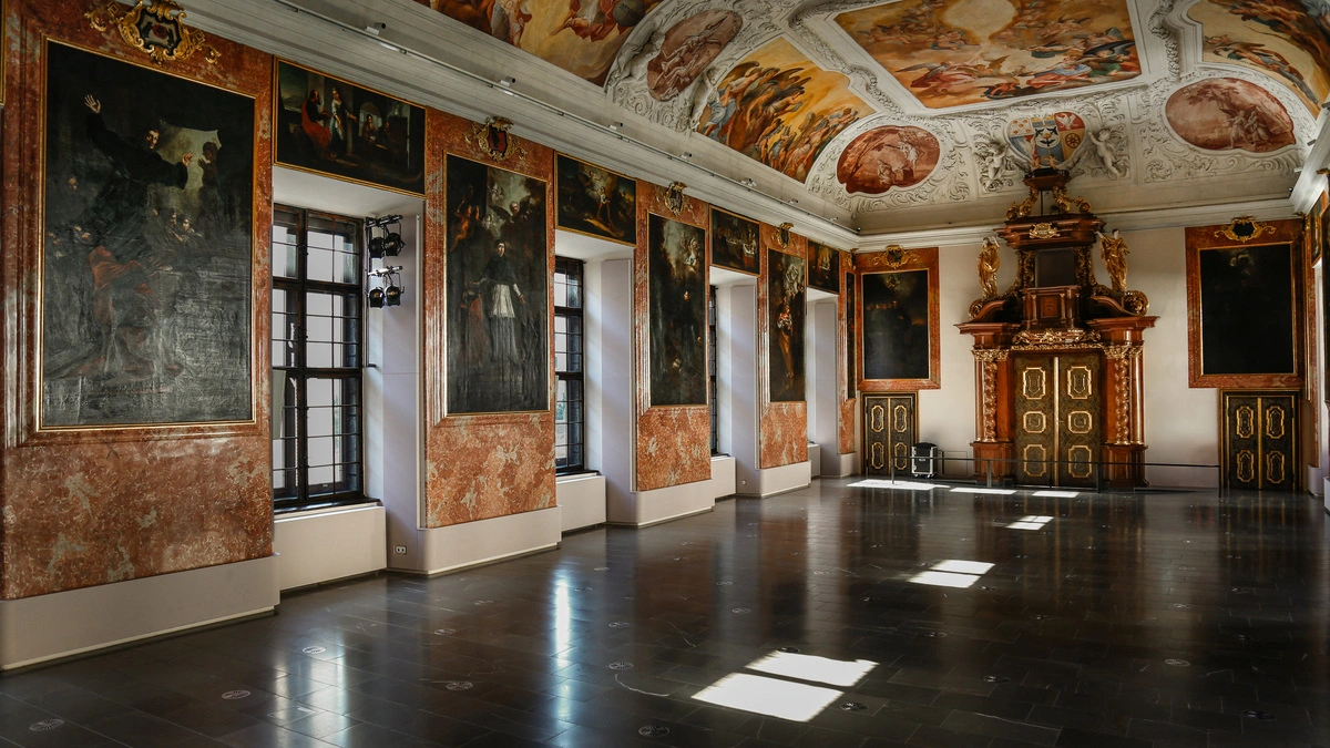Ist bereits renoviert: der Minoritensaal, der größte Veranstaltungsraum des Kulturzentrums, wird auch ins neue Museum integriert