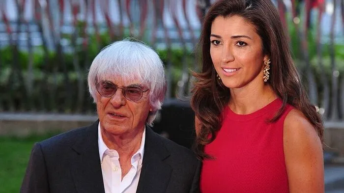 Bernie Ecclestone mit Ehefrau Fabiana Flosi