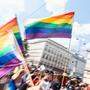 Am Wochenende fand die 25. Regenbogenparade in Wien statt