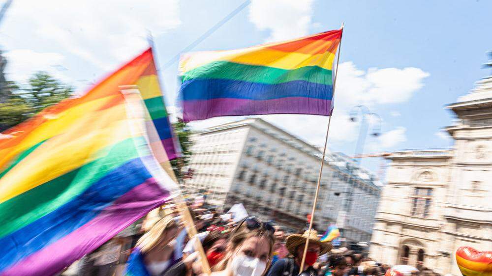 Am Wochenende fand die 25. Regenbogenparade in Wien statt