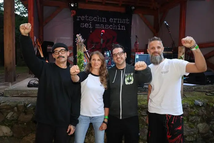von links: Stefan Unterweger, Romana Brunner, Heimo Glatzl und Christian Minibek