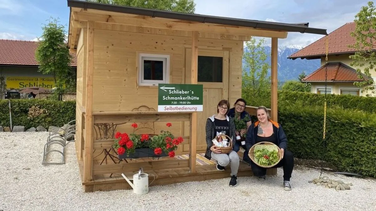 Christine Maier, Karin und Anja-Marion Schlieber erweitern mit der Schmankerlhütte ihr Angebot