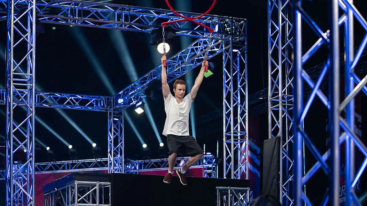 Lukas Baumgartner ging bei "Ninja Warrior Austria" an den Start 