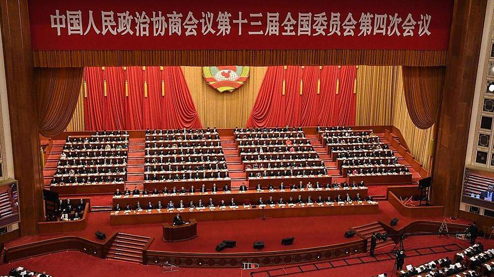 China eröffnet großen Volkskongress