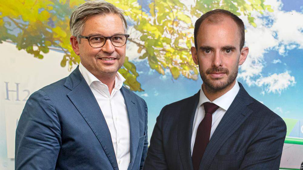 Finanzminister Magnus Brunner und Neo-Staatssekretär Florian Tursky