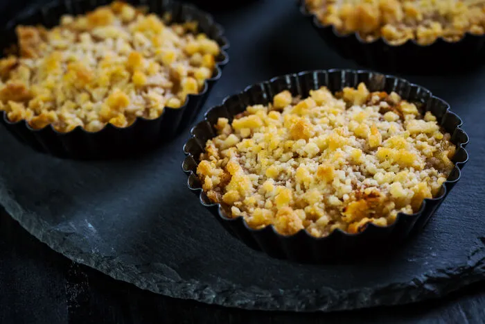 Apfel-Chutney | Im Apfel-Crumble schmecken mehlige Äpfel sehr gut