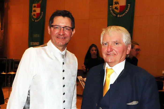 Die Organisatoren Bezirksobmann und LK-Präsident Siegfried Huber und vom Feldkirchner Bauernbund Siegfried Köchl freuten sich über einen erfolgreichen Ballabend!