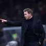 (FILES) Germany's head coach Julian Nagelsmann reacts from the sidelines during the international friendly football match between Germany and Turkey at the Olympic Stadium in Berlin on November 18, 2023, in preparation for the UEFA Euro 2024 in Germany. Germany men's football coach Julian Nagelsmann signed a contract extension to stay with the national team through the 2026 World Cup, the German Football Association (DFB) said on April 19, 2024. (Photo by Ronny Hartmann / AFP)