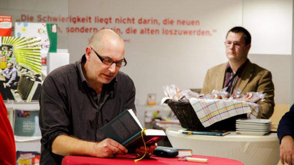 Harald Schwinger und Georg Lux präsentierten ihre Bücher