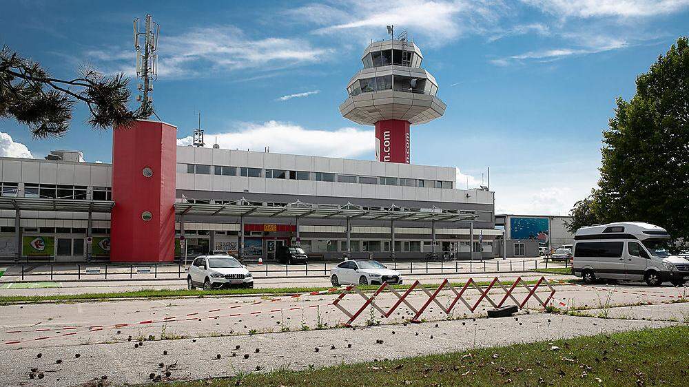Flughafen Klagenfurt im Sommer 2020
