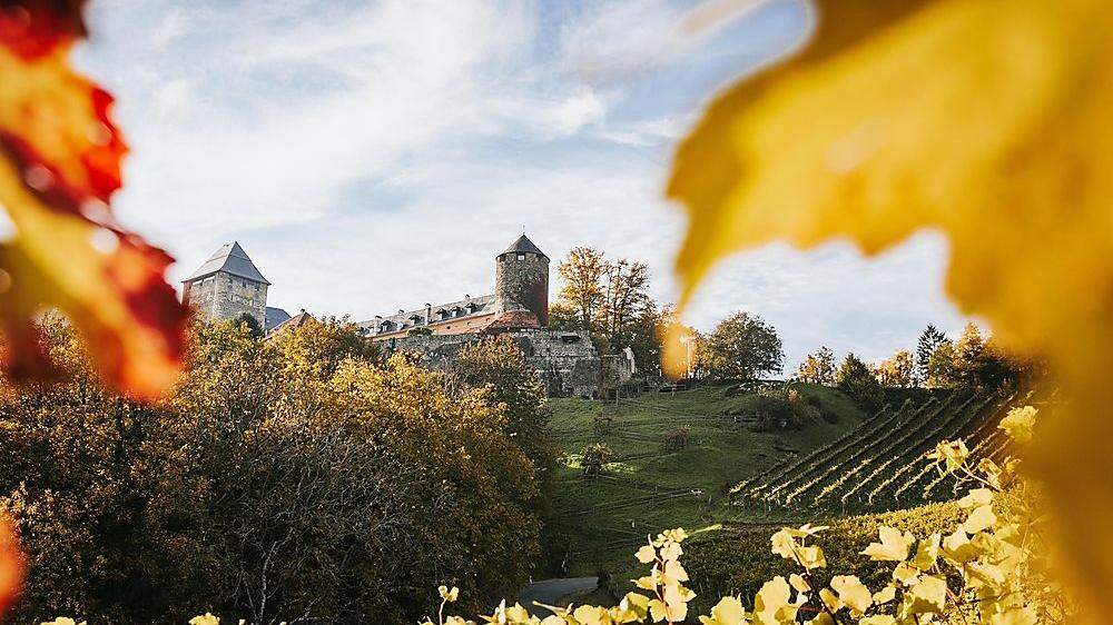 Die Burg Deutschlandsberg ist eine von vielen Sehenswürdigkeiten im Schilcherland