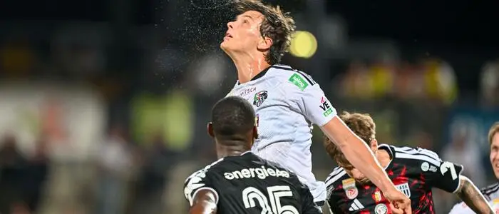 Mit 1,90 Metern genießt Youngster Matteo Kitz nicht selten Lufthoheit