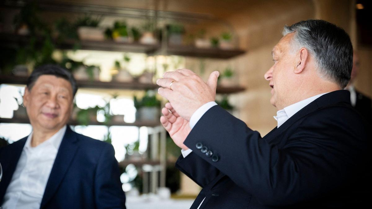 Viktor Orban bei Xi Jinping