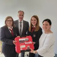 Rotes-Kreuz-Burgenland-Vizepräsidentin Sonja Windisch, Landesrat Leonhard Schneemann, Landesgeschäftsführerin Tanja König und Geschäftsführerin der Sowo Burgenland Melanie Piskernik bei der Eröffnung