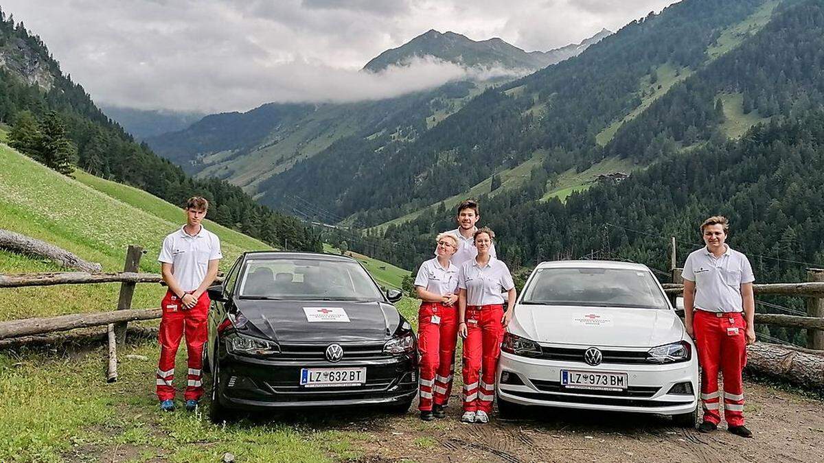 Die Werber und Werberinnen des Roten Kreuzes Osttirol