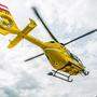 Der C 11 flog den Schwerverletzten ins Klinikum Klagenfurt 