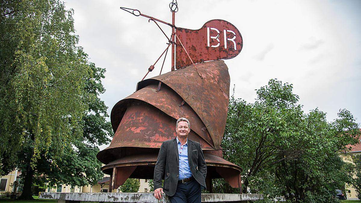 Bauherr Wolfgang Erber legt als Erster in Reininghaus los