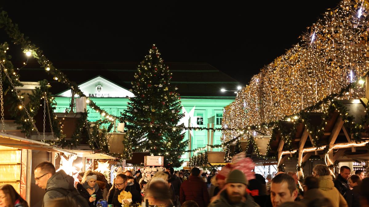 Der Klagenfurter Christkindlmarkt öffnet am 16. November