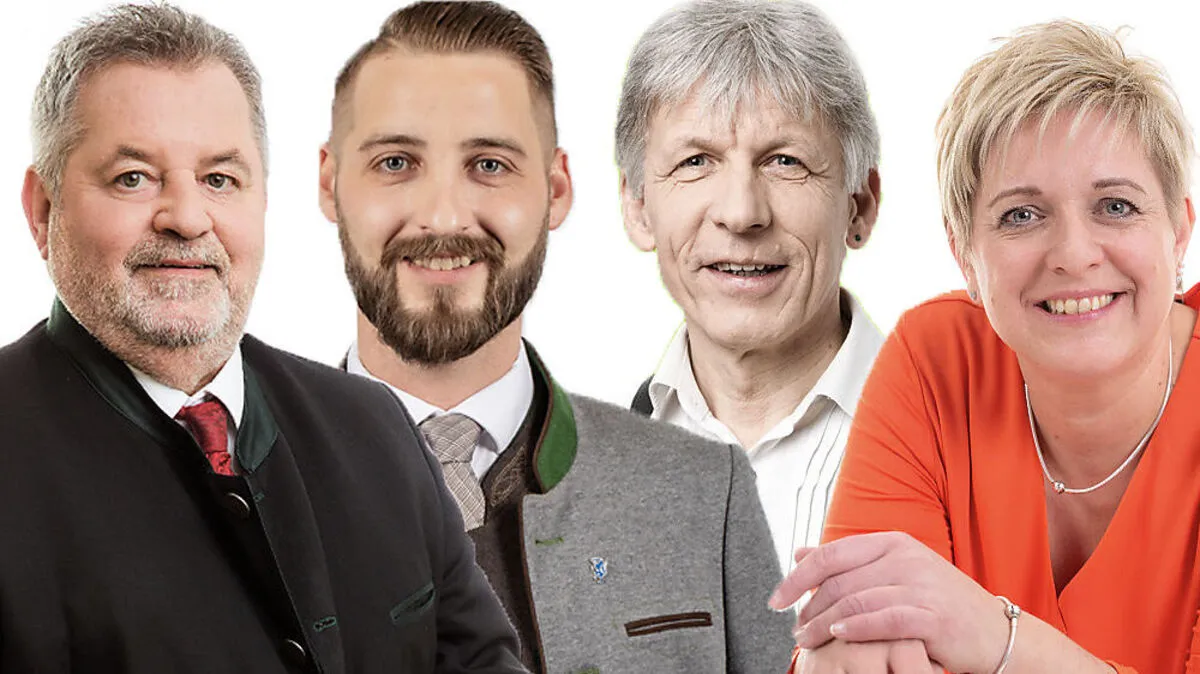 Herbert Pregartner (ÖVP), Andreas Hausleitner (FPÖ), Thomas Matzer (SÖG) und Alexandra Szumer (SPÖ)