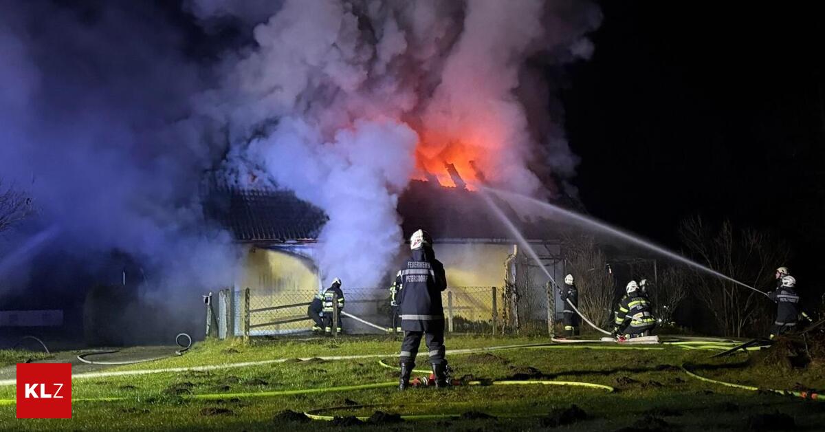 Wohnhaus in Petersdorf II brannte komplett aus, 76-jährige Bewohnerin ...