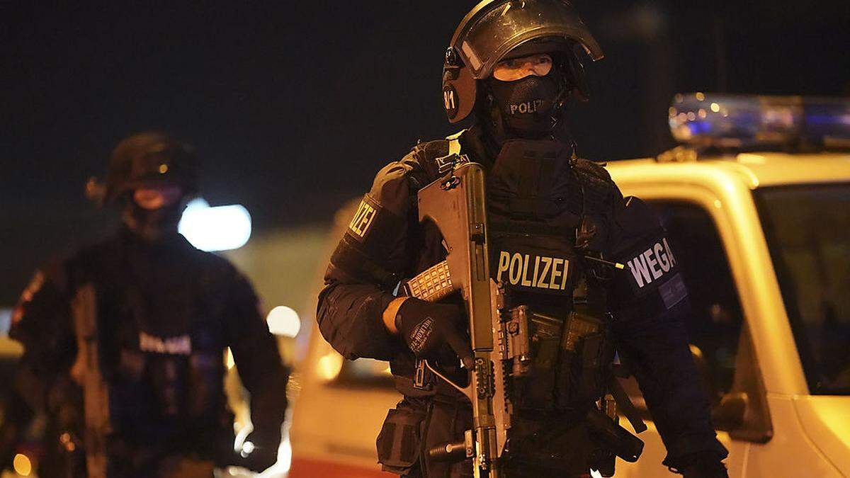 Riesiges Polizeiaufgebot in Wien