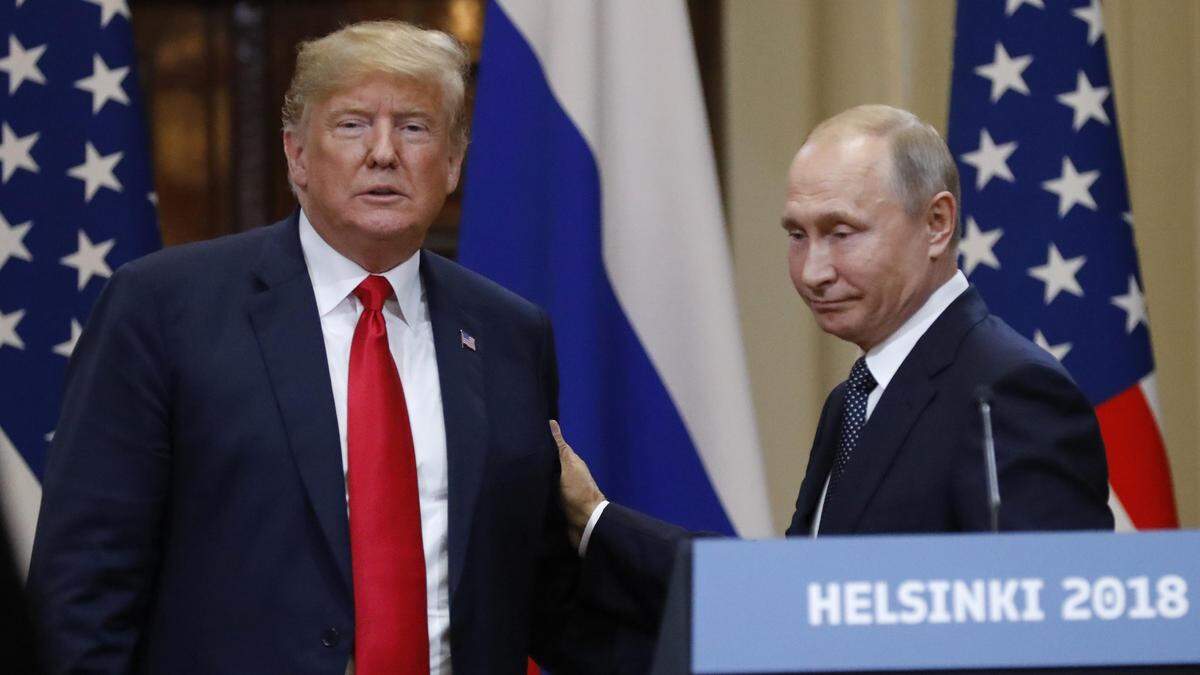 Profitieren voneinander: Ex-US-Präsident Donald Trump und Kremlchef Wladimir Putin | Profitieren voneinander: Ex-US-Präsident Donald Trump und Kremlchef Wladimir Putin
