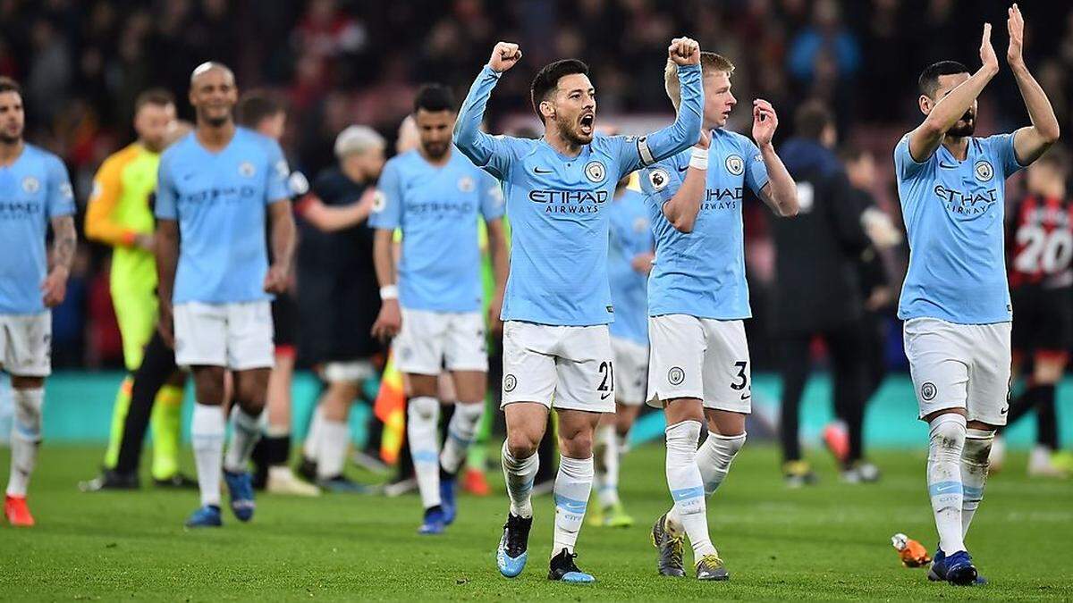 Manchester City hat die Tabellenführung in der Premier league übernommen