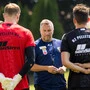 WAC-Trainer Manfred Schmid lässt seine Spieler in Windischgartsen schwitzen