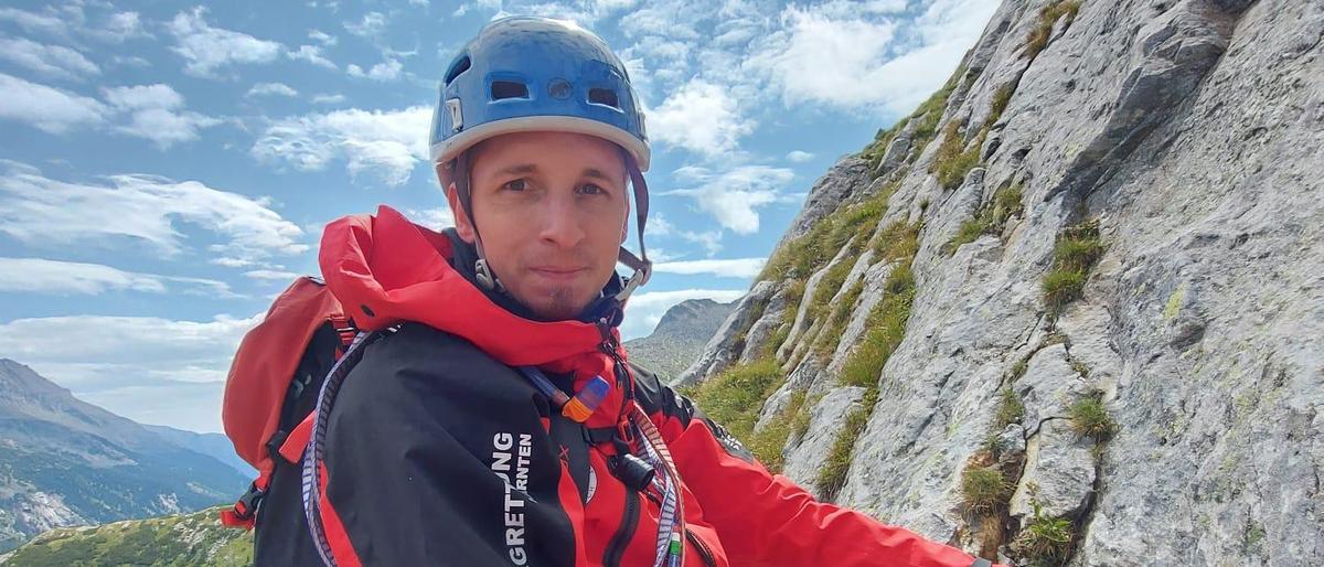 Wolfgang Meißl ist seit sieben Jahren bei der Bergrettung in St. Andrä