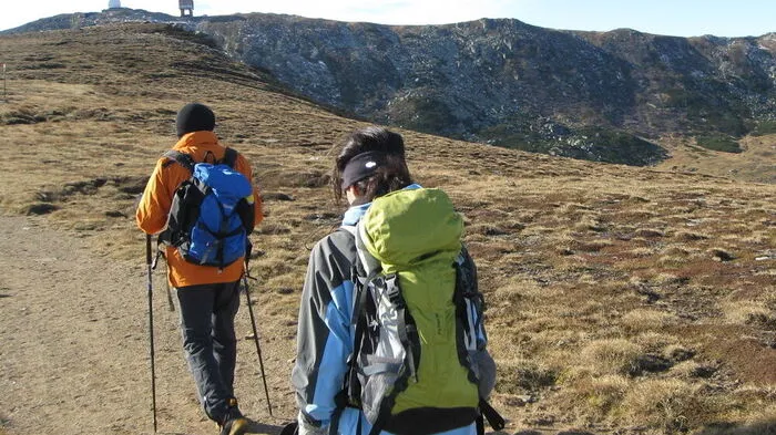 Wanderer auf der Koralm