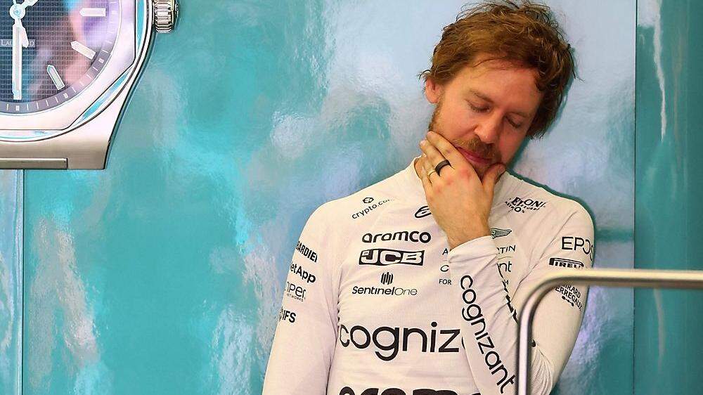 Sebastian Vettel muss erneut passen